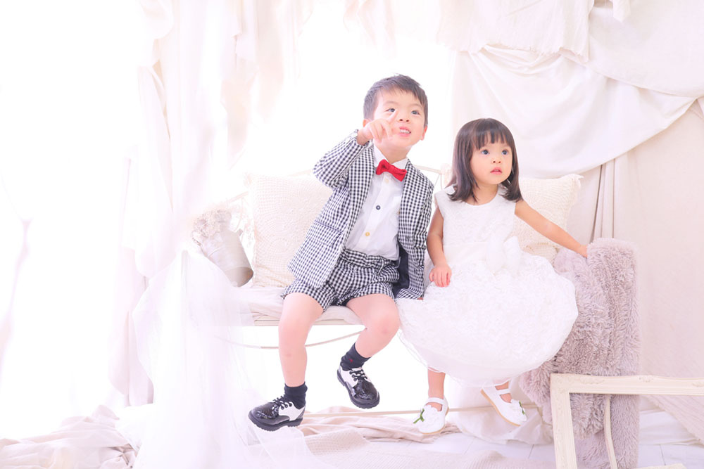 4歳男の子 2歳女の子 箱崎a店 スタジオマルシェ